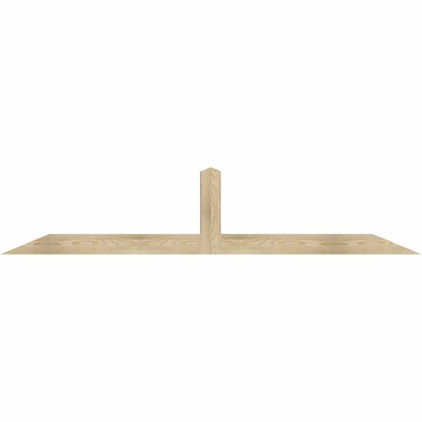 Ekena Millwork Portland Rough Sawn Timber Gable Bracket, Douglas Fir, 84"W x 17"H x 4"D x 4"F, 5/12 Pitch GBW084X17X0404POR00RDF - main